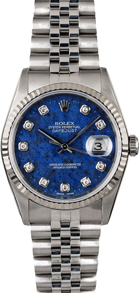 rolex datejust 16234 diamond dial|rolex 16233 price list.